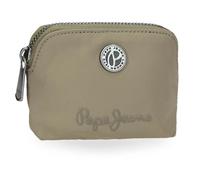Pepe Jeans Corin Portafoglio Verde 11,5 x 8,5 x 1,5 cm Poliestere e PU by Joumma Bags, Verde, Taglia unica, Portamonete rotondo