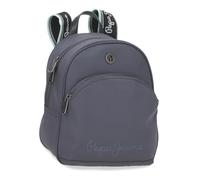 Pepe Jeans Corin Zaino Casual Grigio 21x27,5x10 cm Poliestere e PU 5,78L by Joumma Bags, grigio, Taglia unica, zaino casual