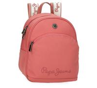 Pepe Jeans Corin Zaino Casual Rosa 21 x 27,5 x 10 cm Poliestere e PU 5,78 L by Joumma Bags, Rosa, Taglia unica, zaino casual
