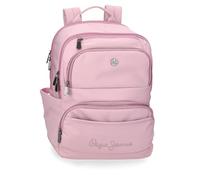 Pepe Jeans Corin Zaino per laptop 15,6" Rosa 29 x 40 x 14 cm Poliestere e PU 18,48 L by Joumma Bags, Rosa, Taglia unica, Zaino per computer portatile