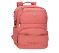 Pepe Jeans Corin Zaino per laptop da 15,6 pollici rosa 29 x 40 x 14 cm poliestere e PU 18,48 L by Joumma Bags, Rosa, Taglia unica, Zaino per computer portatile