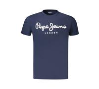 Pepe Jeans - Cotton T-Shirt - - Tops - Uomo - Blu - XL
