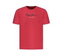 Pepe Jeans - Cotton T-Shirt - - Tops - Uomo - Rosso - XL