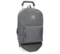 Pepe Jeans Cross Zaino con Carrello Grigio 32x44x15 cms Poliestere 21.12L