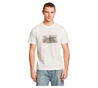 Pepe Jeans Dalter Tee T-Shirt, Bianco (Bianco Sporco), S Uomo