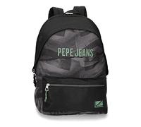 Pepe Jeans Davis Zaino per portatile doppio scomparto adattabile a carrello 15,6" nero 31 x 44 x 17,5 cm Poliestere 20,46 L