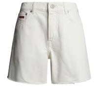 Pepe Jeans Denim Shorts Colour Pantaloncini, Bianco (off-White), 33W Donna