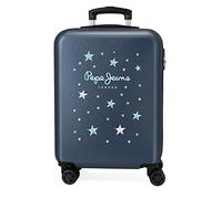 Pepe Jeans Denim Star Valigia da cabina, Denim, Valigia