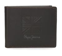Pepe Jeans Denver Portafoglio Orizzontale Blu 11x8x1 cm Pelle by Joumma Bags