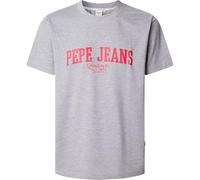 Pepe Jeans Derril Tee T-Shirt, Grigio Chiaro Marl, S Uomo