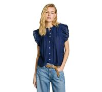 Pepe Jeans Diallo Camicia, Blu (Blu Oceano), M Donna