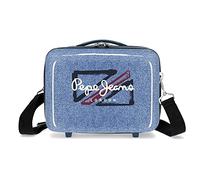 Pepe Jeans Digital Nécessaire regolabile con tracolla blu 29 x 21 x 15 cm Rigido ABS 9,14 L