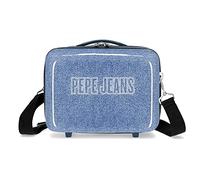 Pepe Jeans Digital Nécessaire regolabile con tracolla blu 29 x 21 x 15 cm Rigido ABS 9,14 L