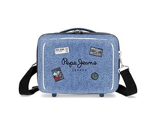 Pepe Jeans Digital Nécessaire regolabile con tracolla blu 29 x 21 x 15 cm Rigido ABS 9,14 L