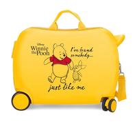 Pepe Jeans Disney Winnie The Pooh Valigia per bambini Ocra 50 x 39 x 20 cm Rigida ABS Chiusura a combinazione laterale 78 L 1,8 kg 4 ruote Bagaglio a mano, giallo, Valigia per bambini