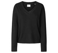 Pepe Jeans Donna Cherice V Neck Maglieria, Nero (Nero), M, Nero (Black), M