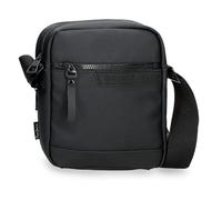 Pepe Jeans Dorking Borsa a tracolla Due scomparti Nero 17x22x7,5 cm Poliestere con dettagli in pelle sintetica by Joumma Bags