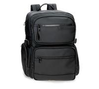 Pepe Jeans Zaino per laptop Dorking adattabile 15,6 pollici nero 28x40x16 cm poliestere