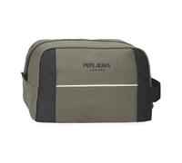 Pepe Jeans Dortmund Beauty case adattabile verde 25 x 15 x 12 cm Poliestere by Joumma Bags by Joumma Bags, Verde, Beauty case adattabile