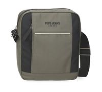 Pepe Jeans Dortmund Borsa a tracolla portatile verde 23 x 27 x 7 cm Poliestere by Joumma Bags by Joumma Bags, Verde, Tracolla portatile
