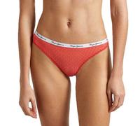 Pepe Jeans Dot 3P Thong, Slip a tanga Donna, Rosso (Red),XS