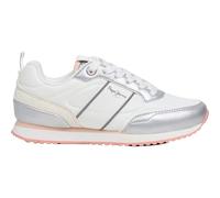 Pepe Jeans Dublin Mistral G, Sneak Bambine e Ragazze, Grigio e Argento, 36 2/3 EU