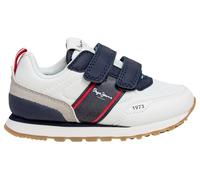 Pepe Jeans Dublin Sport BK, Sneak Bambini e Ragazzi, Bianco Sporco, 32 EU