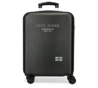Pepe Jeans Edmon Valigia da cabina nera 38 x 55 x 20 cm Rigida 2,5 kg Chiusura a combinazione laterale ABS 2,5 kg 35 L Bags by Joumma Bags, Nero, Taglia unica, Valigia cabina