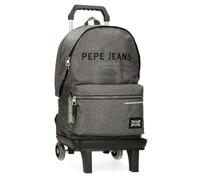 Pepe Jeans Edmon Zaino per laptop 15,6" con carrello Grigio 31x44x17,5 cm Poliestere by Joumma Bags
