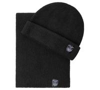 Pepe Jeans EDWARD SET Sciarpa, Nero (NERO), Taglia unica, Nero (Black), Taglia unica