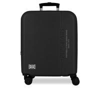 Pepe Jeans Edward Valigia da Cabina Nero 40 x 55 x 20 cm Rigida ABS Chiusura a combinazione integrata 37 L 2,6 kg 4 ruote doppie estensibile bagaglio a mano by Joumma Bags