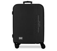 Pepe Jeans Edward Valigia Media Nero 48x68x27 cm Rigido ABS Lucchetto a Combinazione Integrato 72L 3.48kg 4 Doppie Ruote Bagaglio a Mano di Joumma Bags