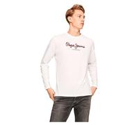 Maglia Pepe Jeans Eggo manica lunga bianco rosso - XL