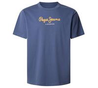 PEPE JEANS Eggo N T-Shirt da Uomo, Blu (Sterling Blue), L, Blu (Blu Sterling), L