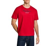 Pepe Jeans Eggo N T-Shirt, Rosso (Rosso), L Uomo