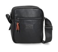 Pepe Jeans Egham Borsa a tracolla Due scomparti Nero 17x22x7,5 cm Poliestere, Nero, Taglia unica, Borsa a tracolla a due scomparti