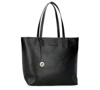 Pepe Jeans Elia Borsa Tote Portatile 15,6 Pollici Nero 34X32X14 cm Pelle sintetica by Joumma Bags, Nero, Taglia unica, Borsa tote