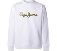 Pepe Jeans Equipaggio Dorian Maglia di Tuta, Bianco, S Uomo