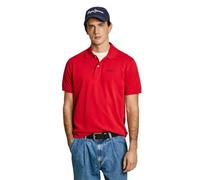 Pepe Jeans Essential Polo Contrast Logo, Rosso Rugby, S Uomo