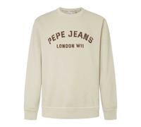 Felpa Pepe Jeans Aldridge Crew bianco crema - S