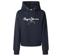 Pepe Jeans Felpa con Cappuccio Baddy da Donna, Blu (Dulwich Blue), M, Blu (Dulwich Blue), M