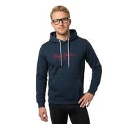 Felpa con cappuccio Pepe Jeans Macbeth Plain blu oceano - S