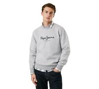 Pepe Jeans Macbeth Melange Crew Maglia di Tuta, Grigio (Marl Grey), L Uomo