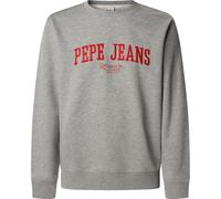 Pepe Jeans Felpa Uomo Derril Crew, Grigio Chiaro Marl, S