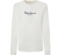 Pepe Jeans Fiore LS T-Shirt, Bianco (Bianco), XL Donna