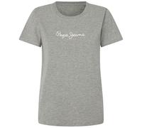 Pepe Jeans Fiore T-Shirt, Grigio (Grigio Jaspeato), S Donna