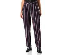 Pepe Jeans Fiorel Stripe, Pantaloni Donna, Rosso (Burnt Red),L