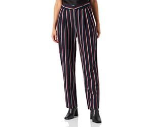 Pepe Jeans Fiorel Stripe, Pantaloni Donna, Rosso (Burnt Red),L
