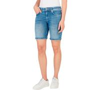 Pepe Jeans Fitted Short MW Pantaloncini, Blu (Denim-Ic1), 31W Donna