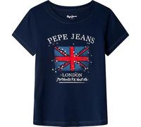 Pepe Jeans Flag Short Sleeve T-shirt Blu 16 Years Bambini